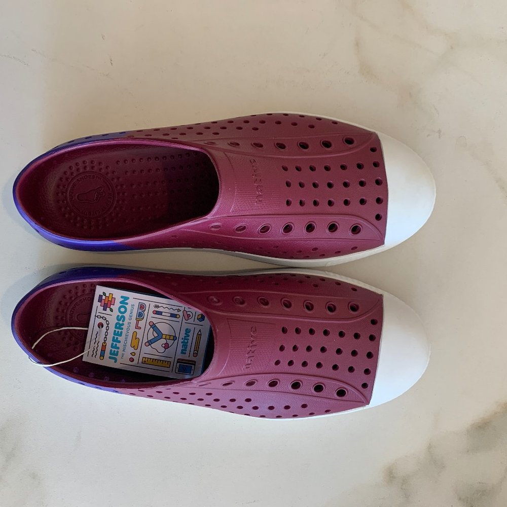 Jefferson Block Native Shoes (Root Red/White)